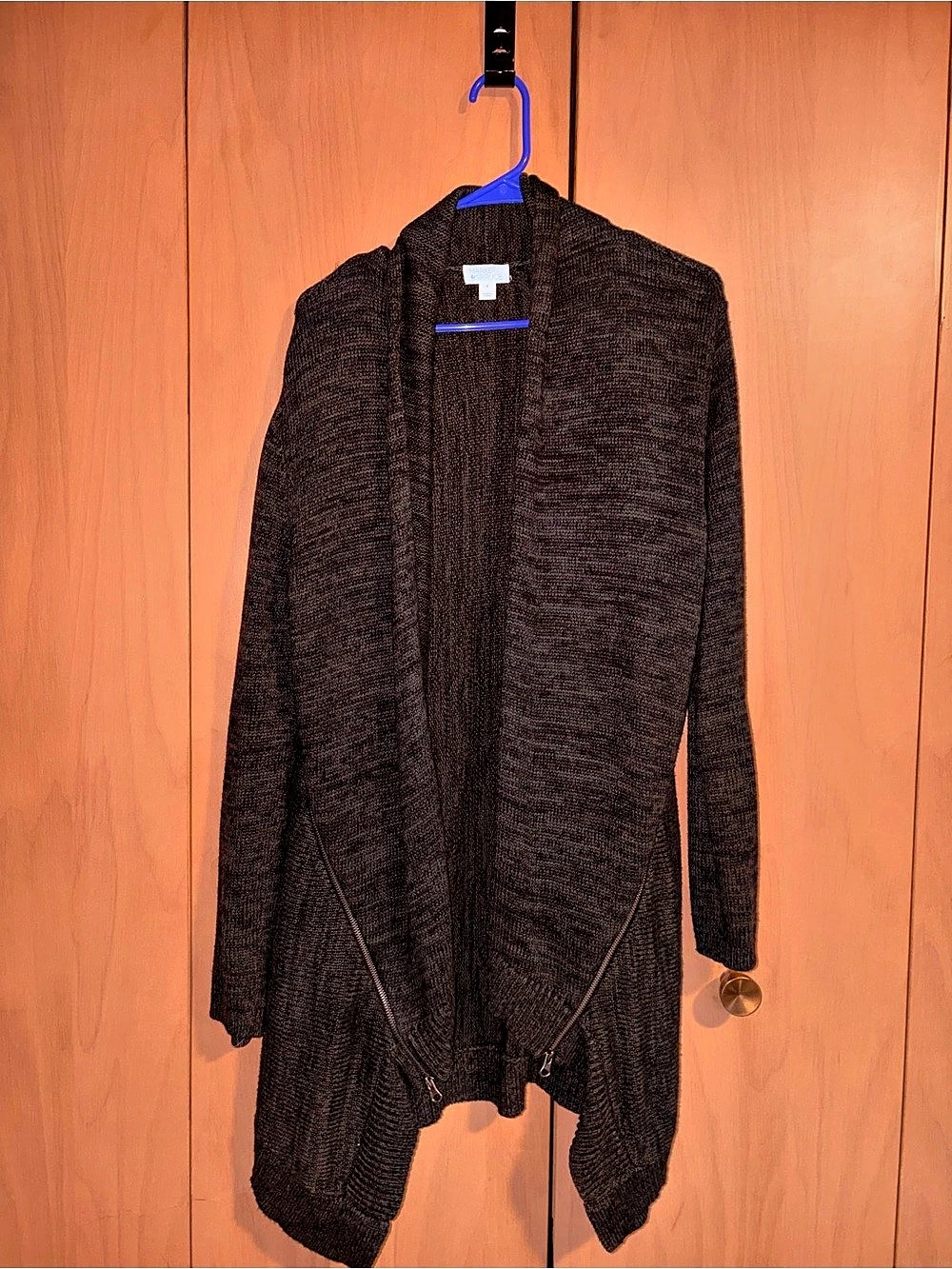 Market & Spruce Open Front Cardigan in Green Size Medium